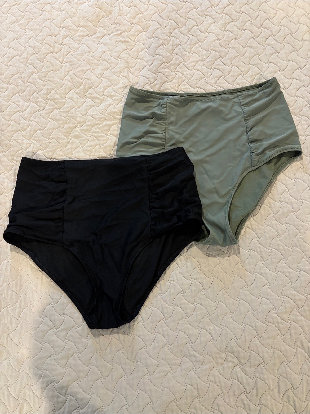 aerie high cut bikini set